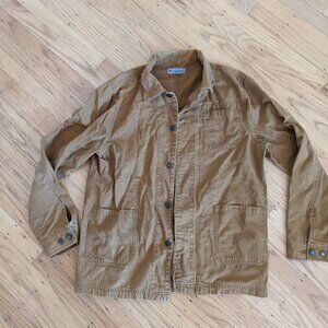 Chore Jacket - Tan Lightweight Canvas - Men’s Size M - Charles And A Half